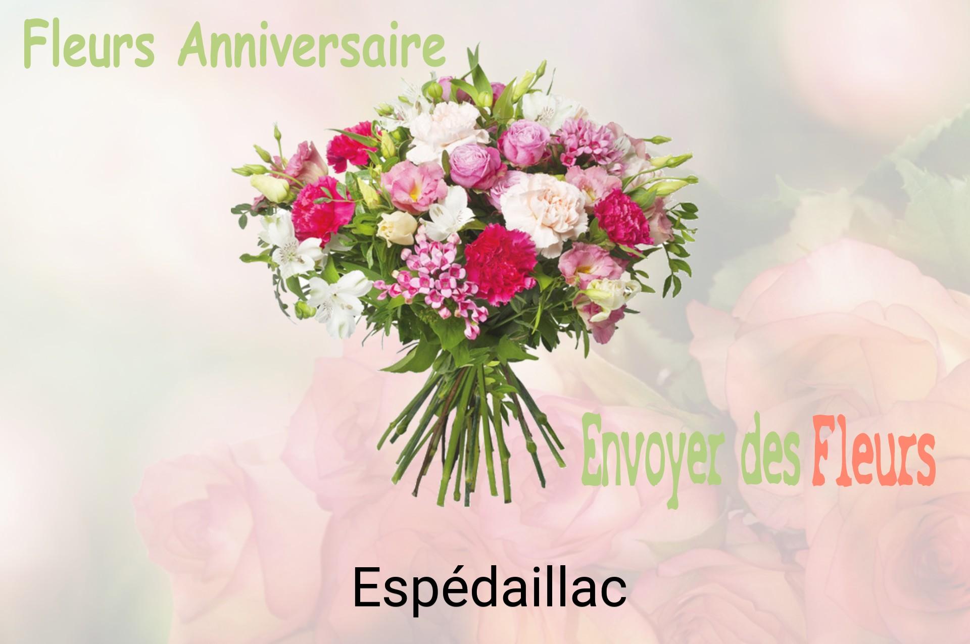 Bouquet de fleurs d’anniversaire livré à Espédaillac