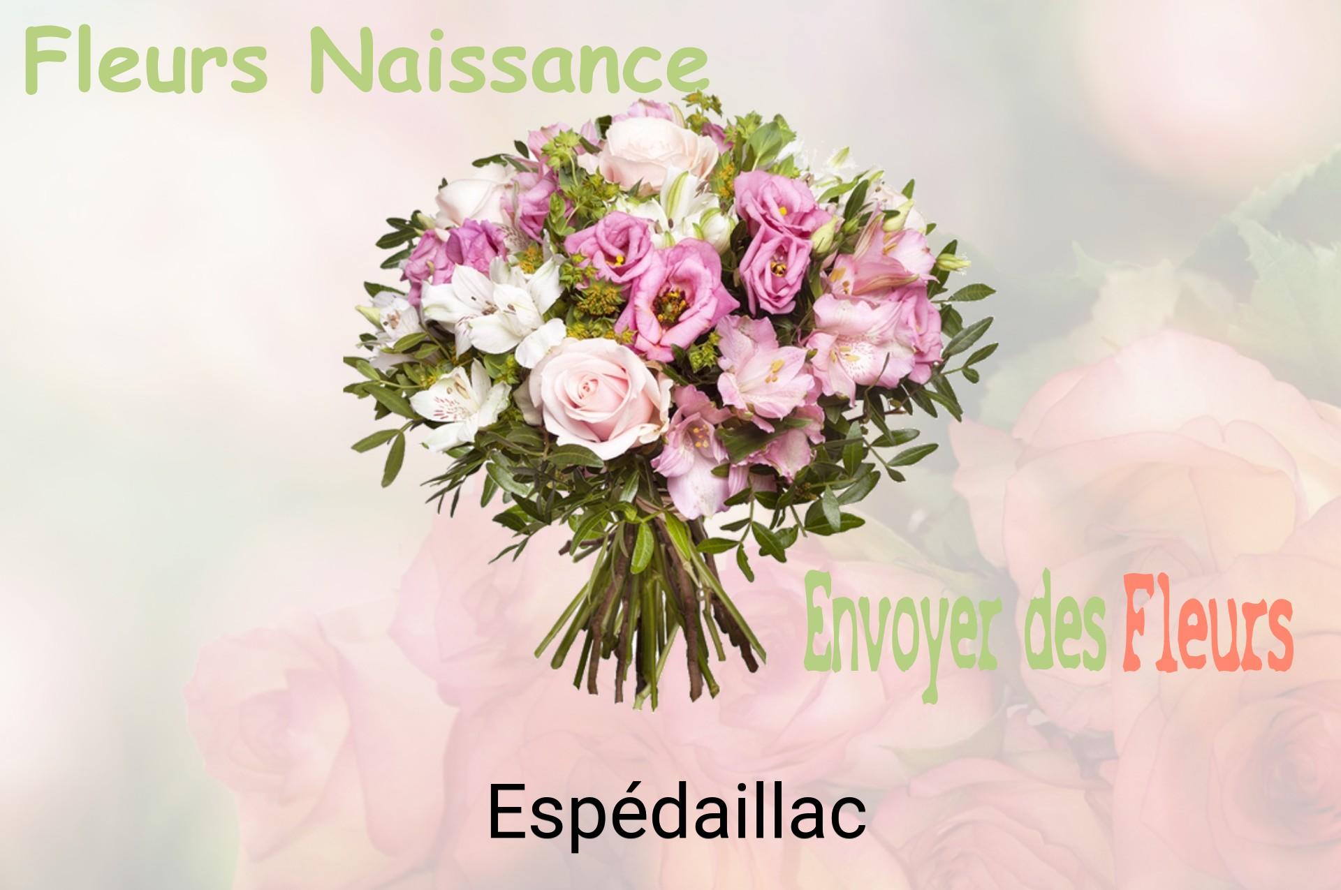 Bouquet de fleurs de naissance livré à Espédaillac